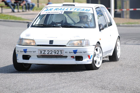 Glimt fra Rallysprint på Regnbueringen
(Foto: Jimmy Lerche (Coverfoto.dk))